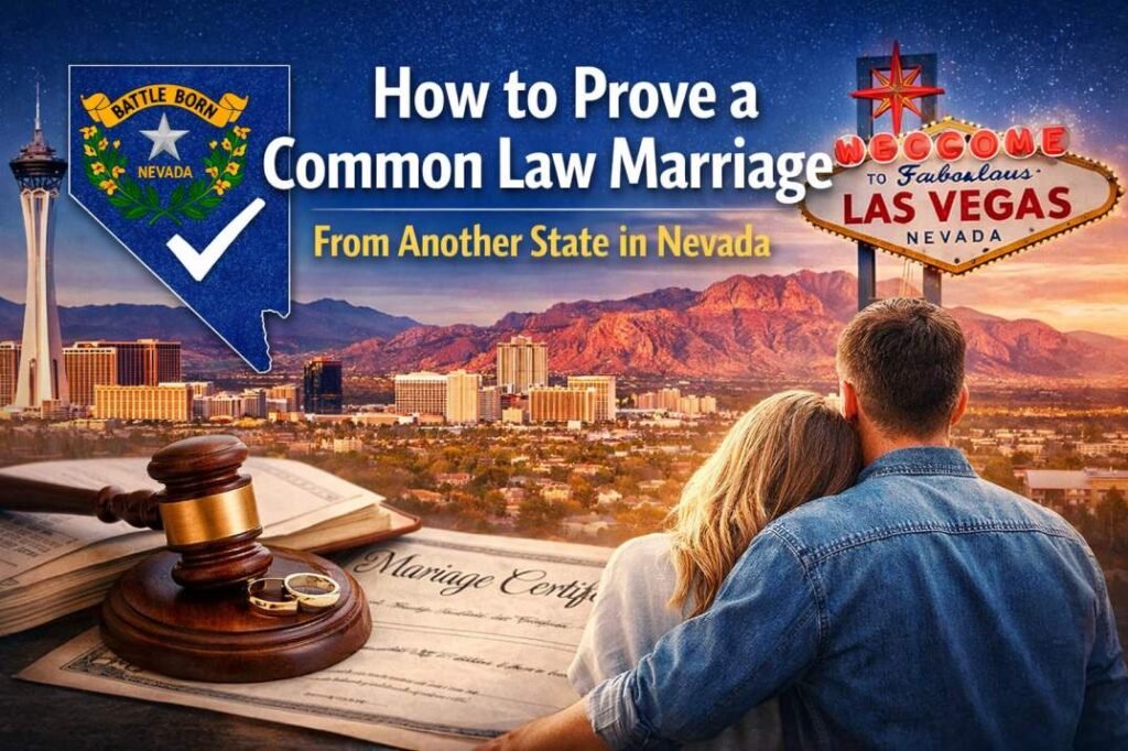 prove common law marriage in Nevada