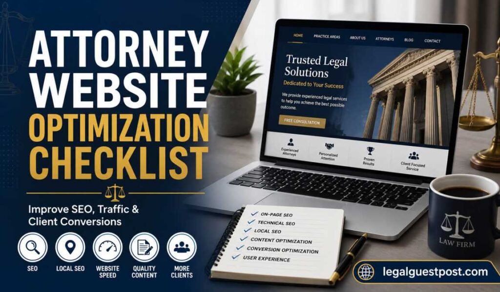 Attorney website optimization checklist