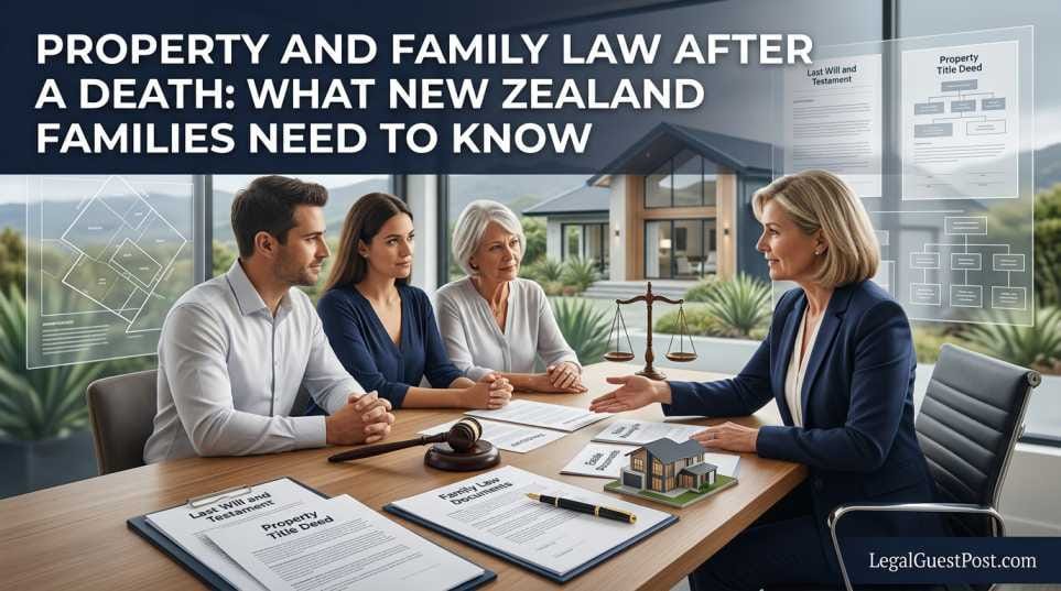 Property and family law afte a death
